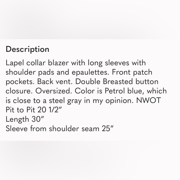 ZARA • Military Style Double-Breasted Jacket with Eppaulettes - Picture 3 of 4